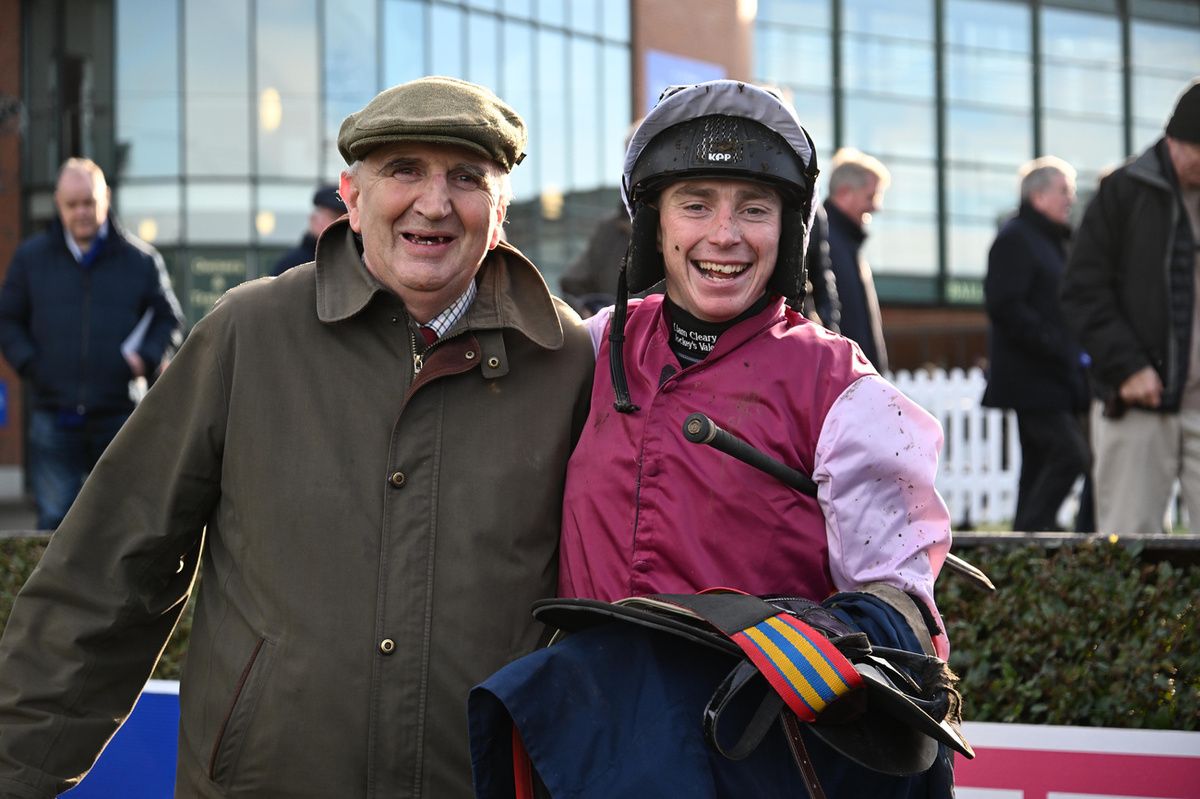 Michael Kenneally and trainer John Ryan
